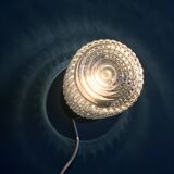 Moulded glass sconce