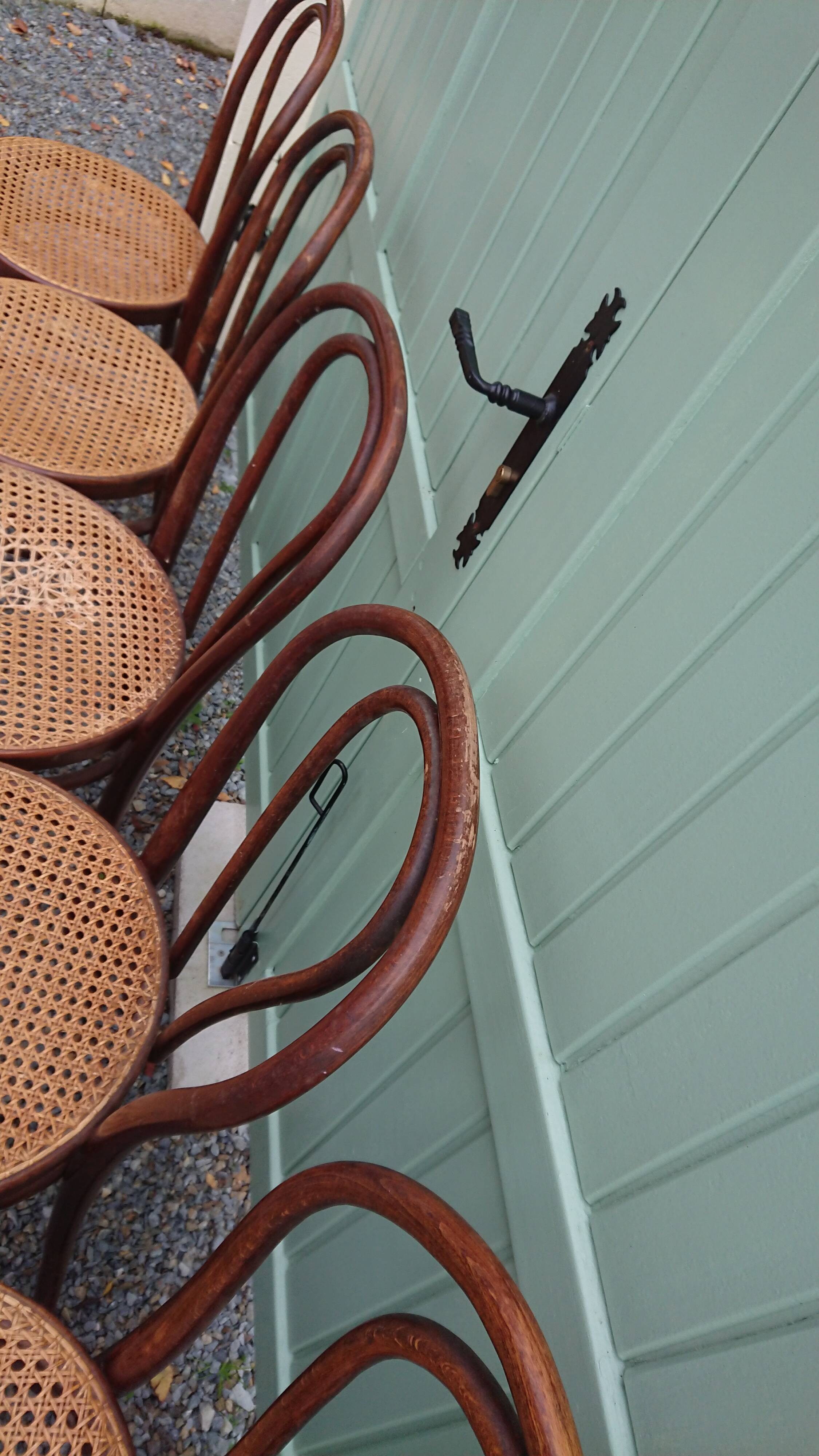 Bistro chairs cannee lot of 6