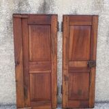 Pair of cabinet doors to make a closet