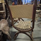 Pair of Renaissance style walnut armchairs
