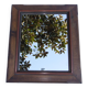 Louis Philippe 69cm silver-plated wooden mirror with gilded thread to hang