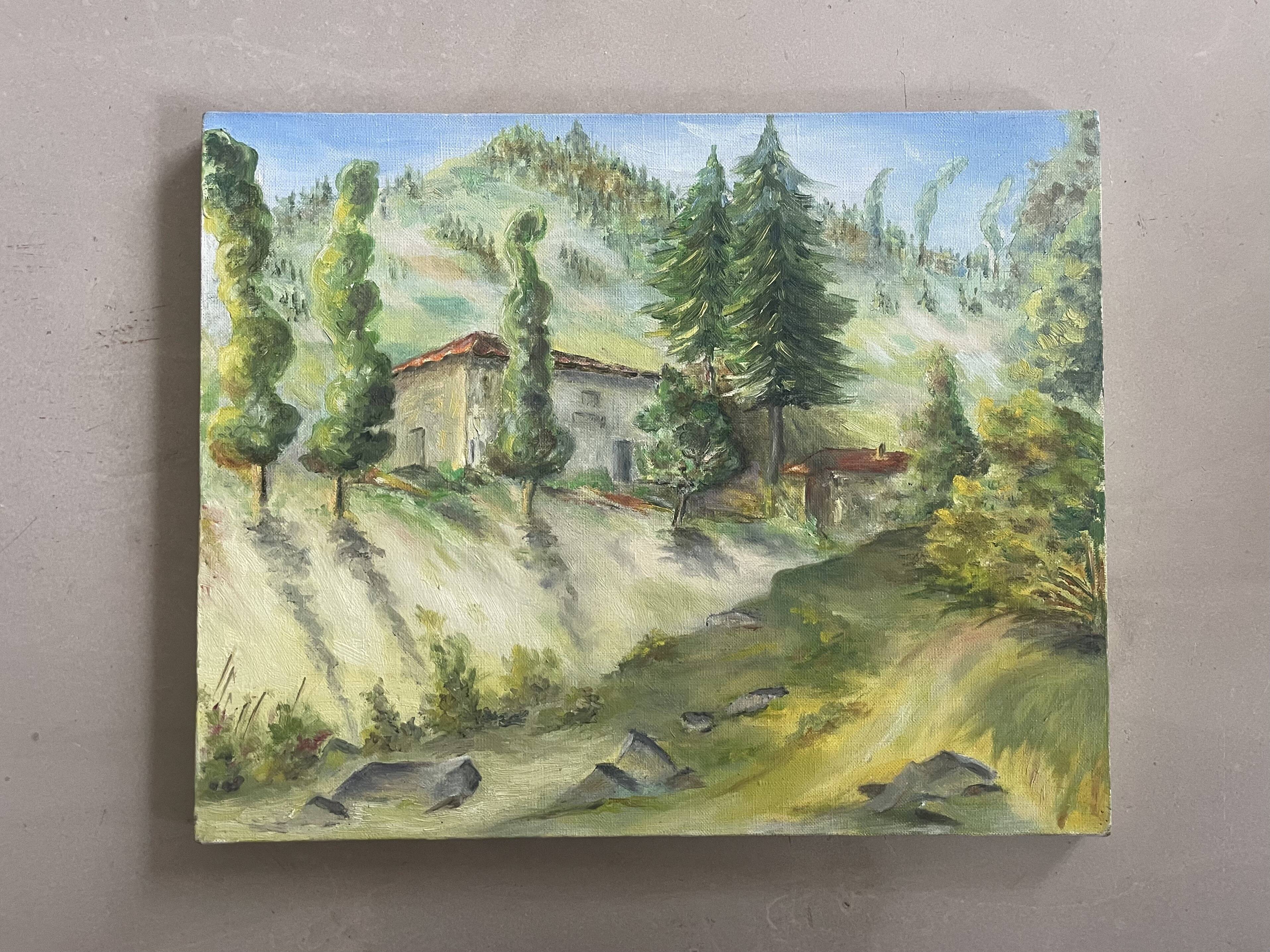 Mountain landscape painting