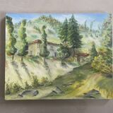 Mountain landscape painting
