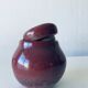 Ceramic candy box signed