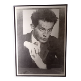 Portrait of Egon Shiele, 1914, photo by Anton-Josef Trcka, framed poster