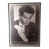 Portrait d'Egon Shiele,1914, photo d'Anton-Josef Trcka, affiche encadrée