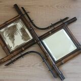 Double bamboo mirror
