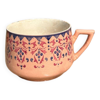 Sarreguemines Art Deco Chocolate Cup