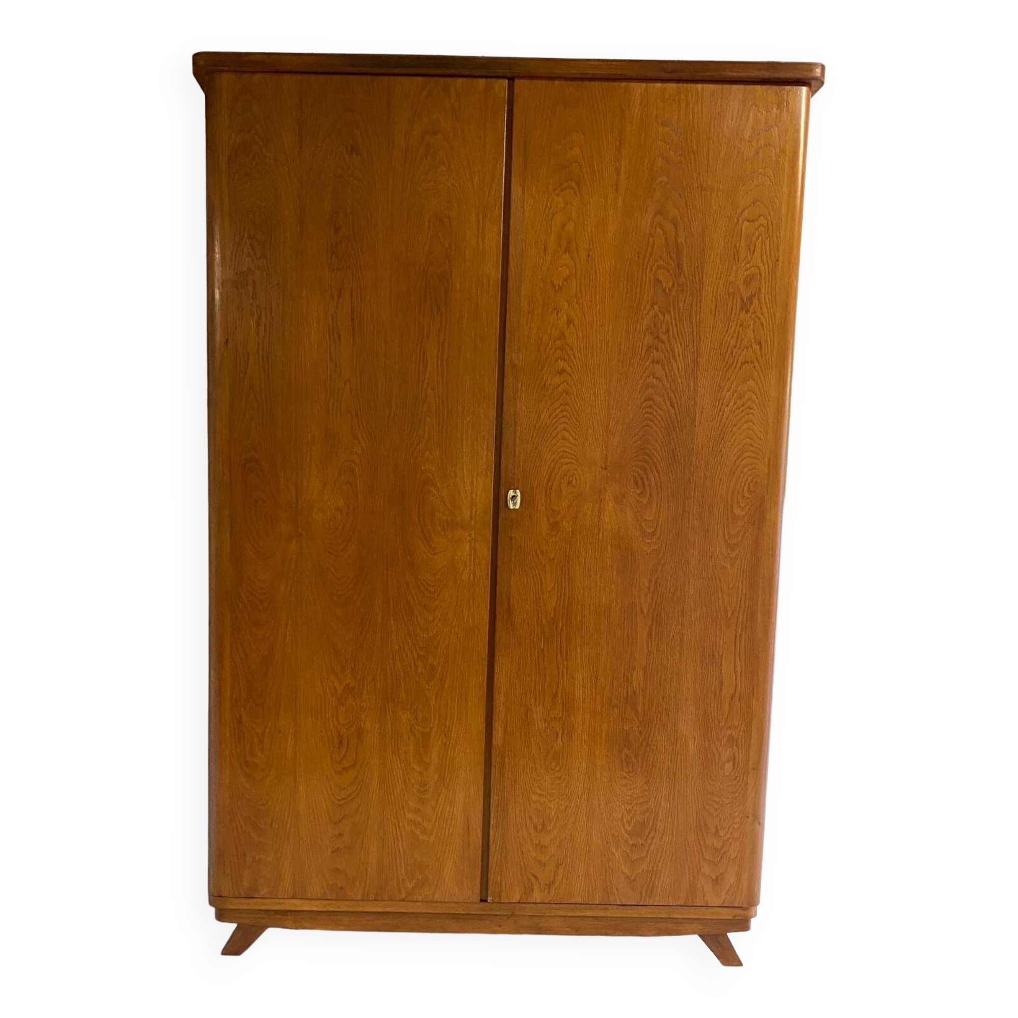 Vintage wardrobe with compass feet