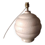 Art Deco crackled ceramic lamp