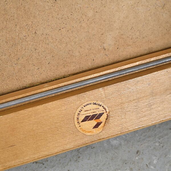 Chaise en Acajou Blond par André Sornay, circa 1960