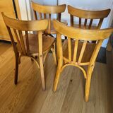 4 chaises bistrot vintage