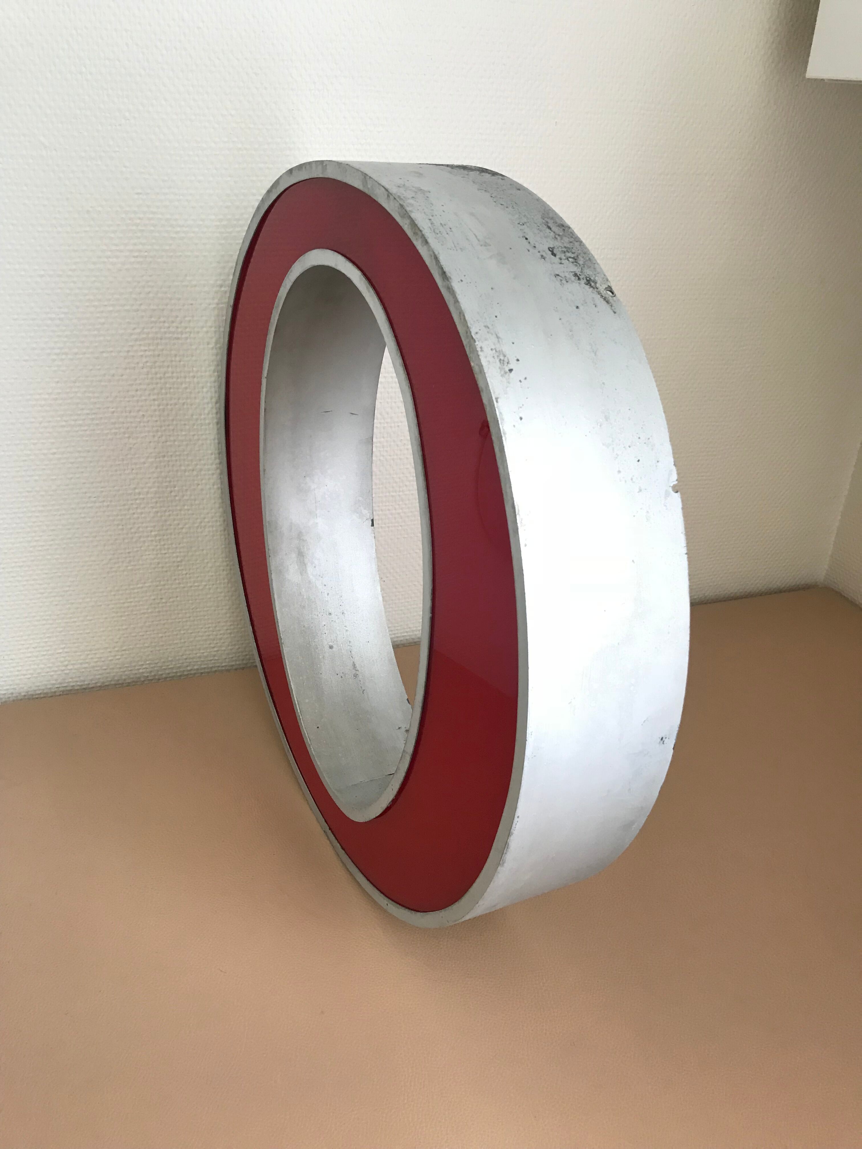 Sign letter "O" 48cm