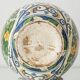 Table lamp in ceramic, Italian Renaissance, Cantagalli style, circa 1880-1900.
