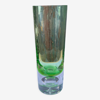Vase rouleau de jeronim tisljar pour beranek art glas