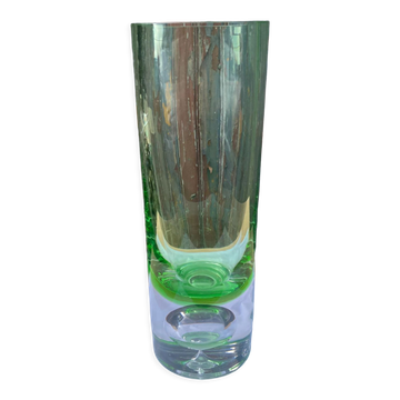Vase rouleau de jeronim tisljar pour beranek art glas