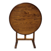 Petite table vigneronne ronde rabatable