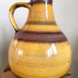 Fritz van Daalen 4736-35 Fat-Lava Vase, Vintage Mid-Century Ceramic Vase from West Germany