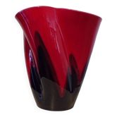 Vase Elchinger mouchoir quadrilobé h=22cm