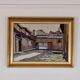 Original Oil on Canvas – “Side Street” by Yo Johansson – Signed, Framed