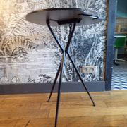 Set of 2 stools and Yamakado side table.