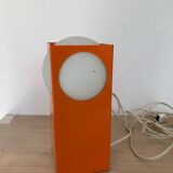 Orange Lamp Vintage Design Circa 1970 Space Age
