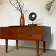 Scandinavian teak TV stand Kai Kristiansen