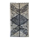 Mid-century gray wool rya rug | Sweden | 1960s