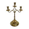 Bronze candlestick 3 branches old