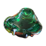 Colored glass ashtray Murano style around the 1960s dimension: H-6cm- L-14cm-