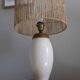 Cracked ceramic table lamp, 1980s