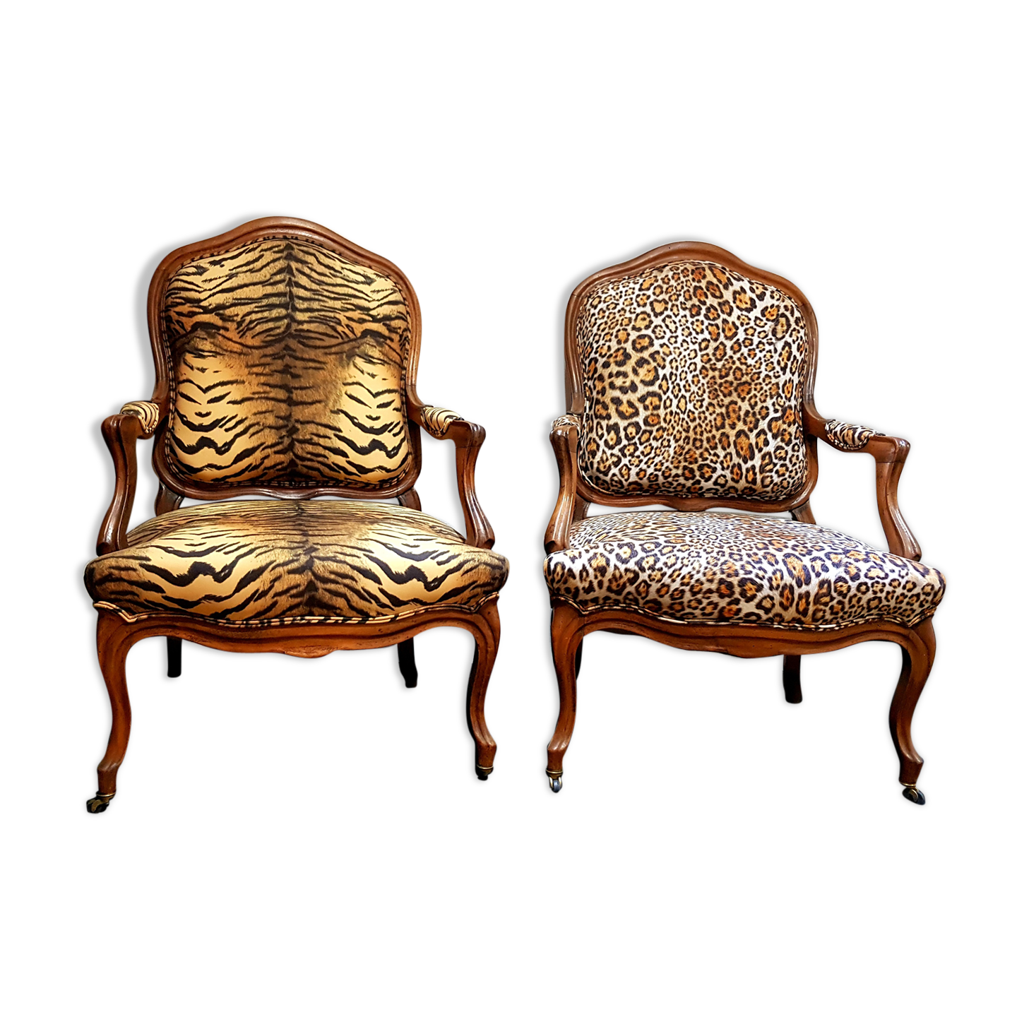 Pair of armchairs Louis-Philippe