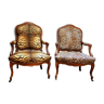 Paire de fauteuils Louis-Philippe