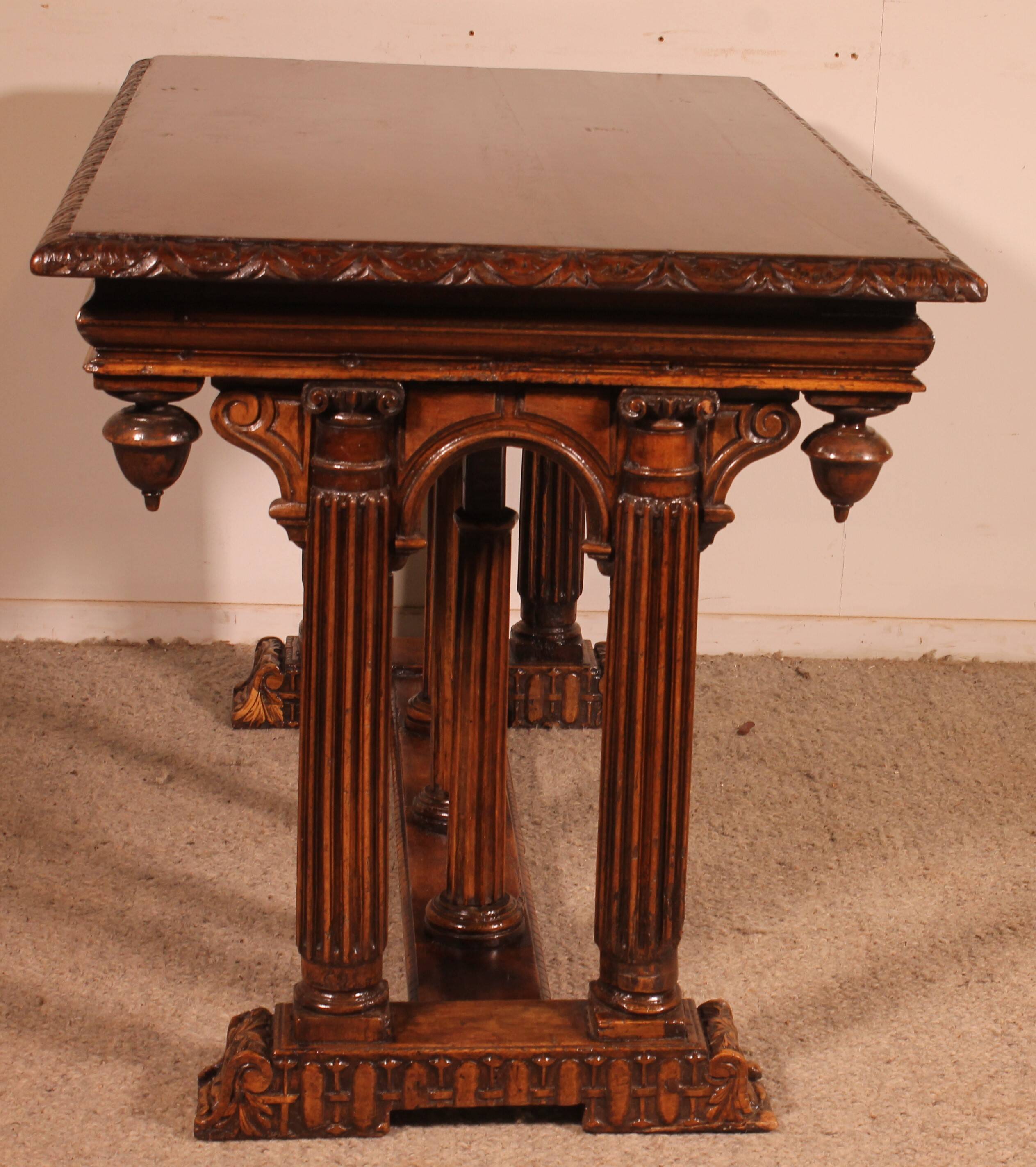 Renaissance Period Walnut Table - 16th Century