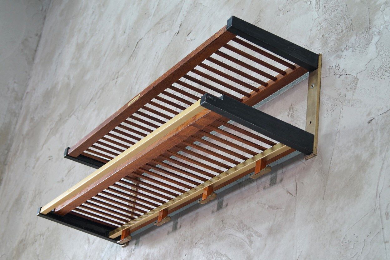 Mid-Century teak coatrack from Hafa, 1970