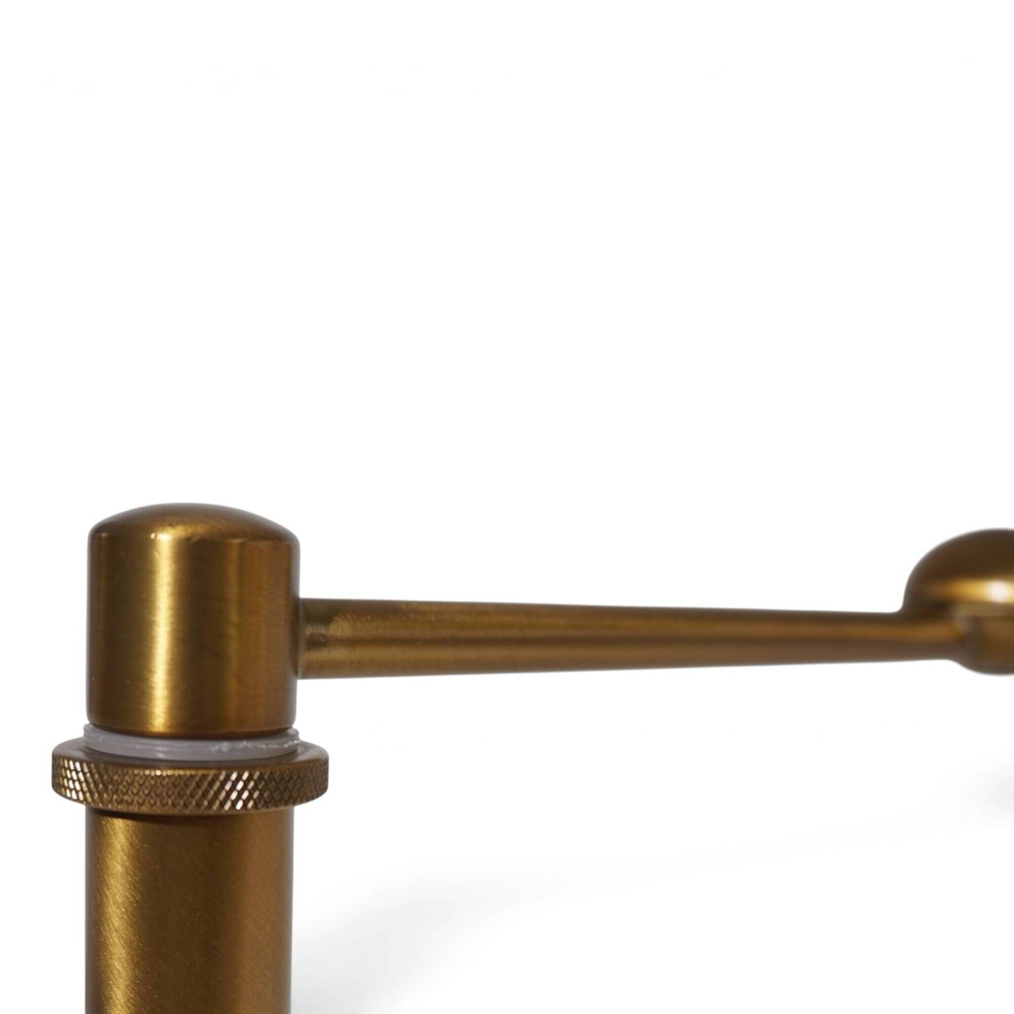 Holtkötter 6352/1-3 Tablelamp–Brass-colored, Dimmable and Height adjustable