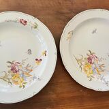 Two ceramic dishes from Gien model Montpellier