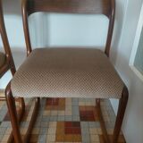 Scandinavian baumann sleigh chairs