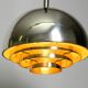 Mid Century ceiling lamp by the Vereinigte Werkstätten silver-plated