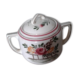 Sucrier decor fleurs