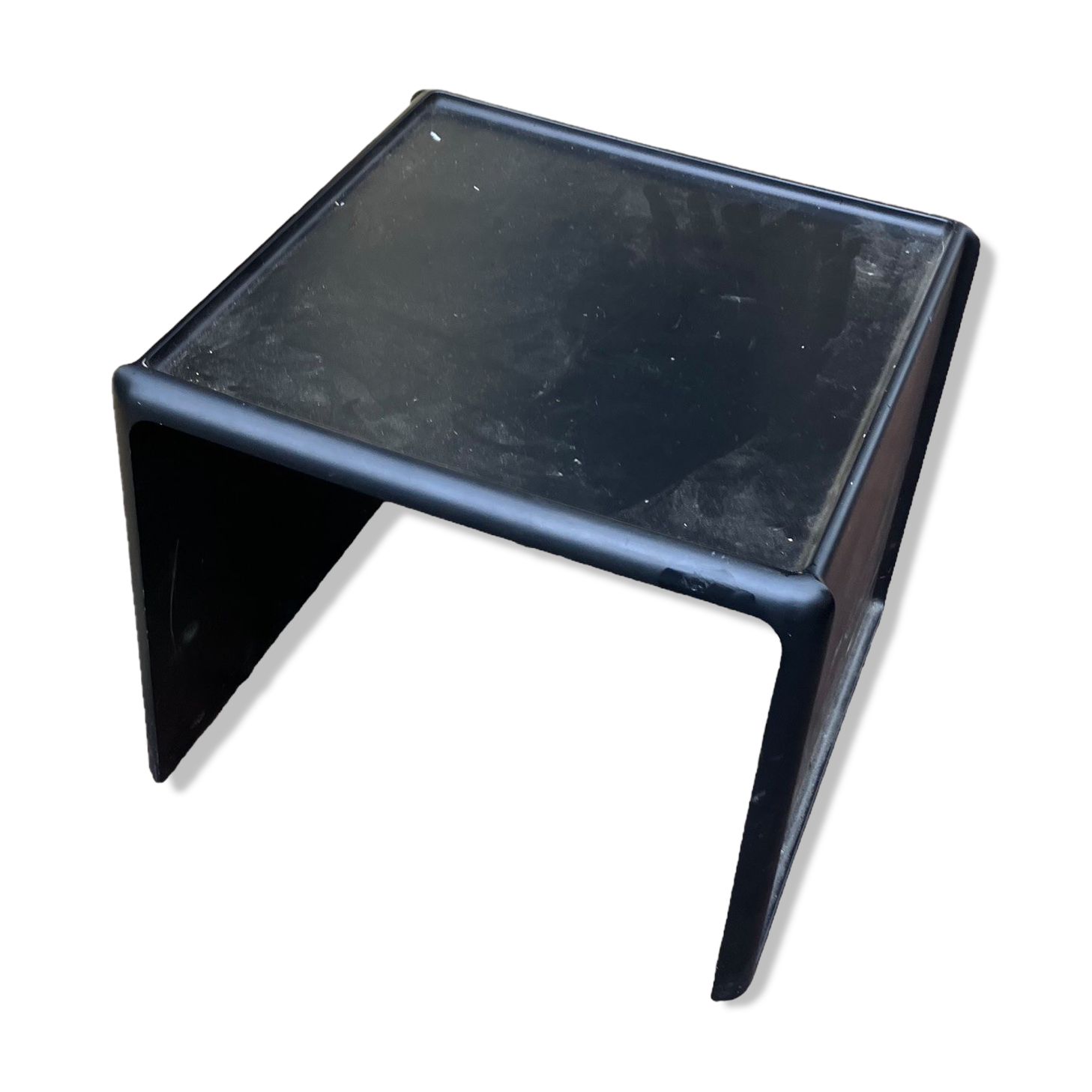 Horn Collection Black Wooden Coffee Table By Peter Ghycz