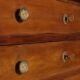 Antique Empire walnut and marble commode, 19th century.