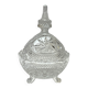 cut crystal sugar bowl with lid Pinwheel pattern crystal sweet jar