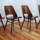 Ensemble de quatre chaises par O. Haerdtl pour Ton Tchécoslovaquie, années 1960