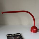 Lampe rouge Mario arnajoldi ed programmaluce design 1980