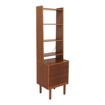 Scandinavian teak bookcase, Sweden, 1960