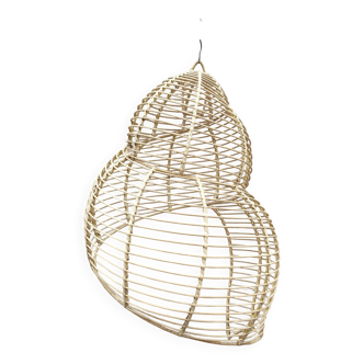 XXL rattan pendant light Natural rattan light