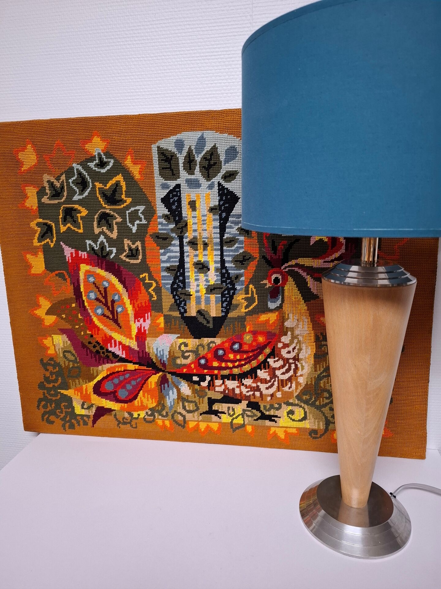 Vintage ocean liner lamp