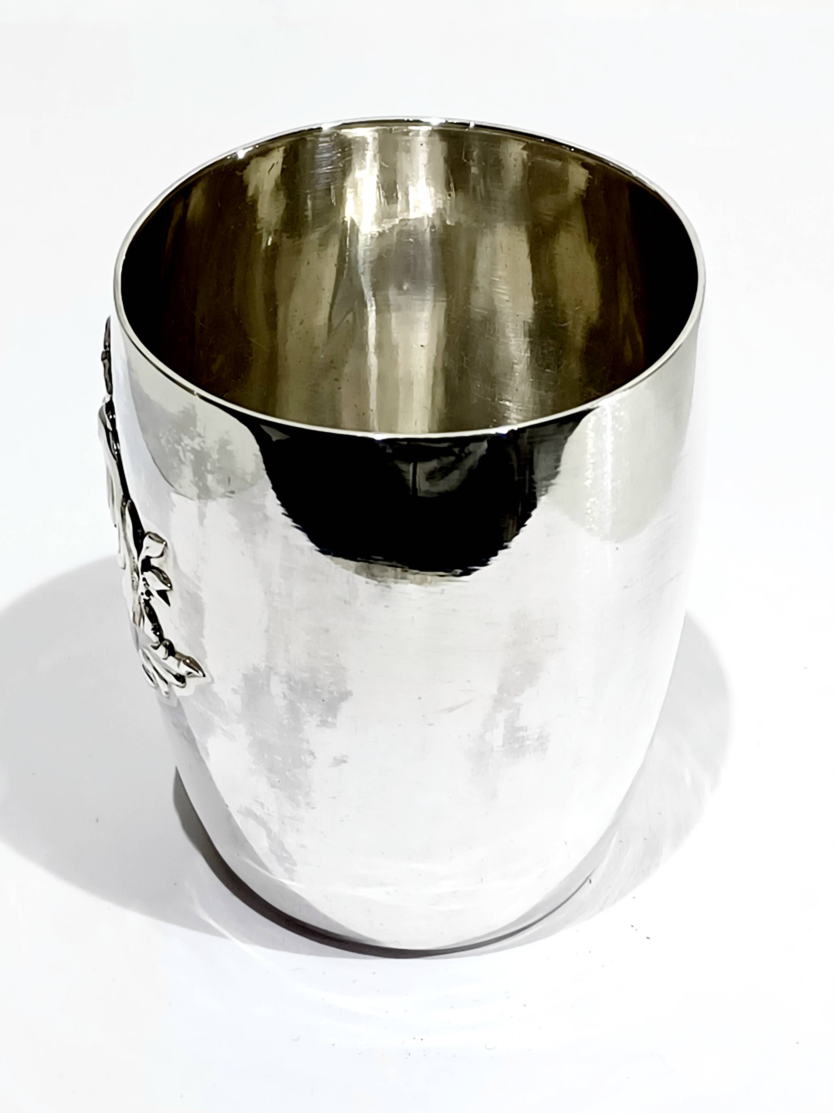 Louis XV style solid silver cup