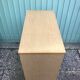 Old wooden chest of 4 drawers - handles brass feet compass 70s vintage